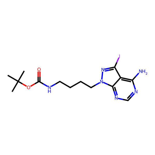 tert-Butyl (4-(4-amino-3-iodo-1H-pyrazolo[3,4-d]pyrimidin-1-yl)butyl)carbamate|CS-0102235|1887095-79-5