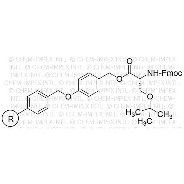 Fmoc-O-tert-butyl-D-serine 4-alkoxybenzyl alcohol resin|04194