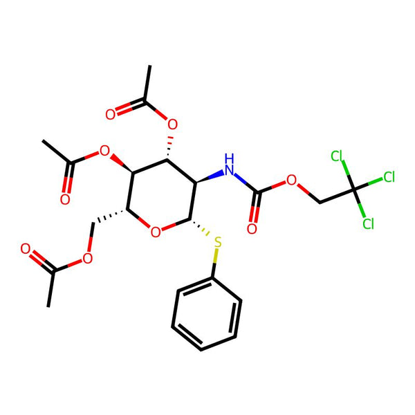 Phenyl 2-deoxy-1-thio-2-[[(2,2,2-trichloroethoxy)carbonyl]amino]-β-D-glucopyranoside 3,4,6-triacetate|CS-0098116|187022-49-7