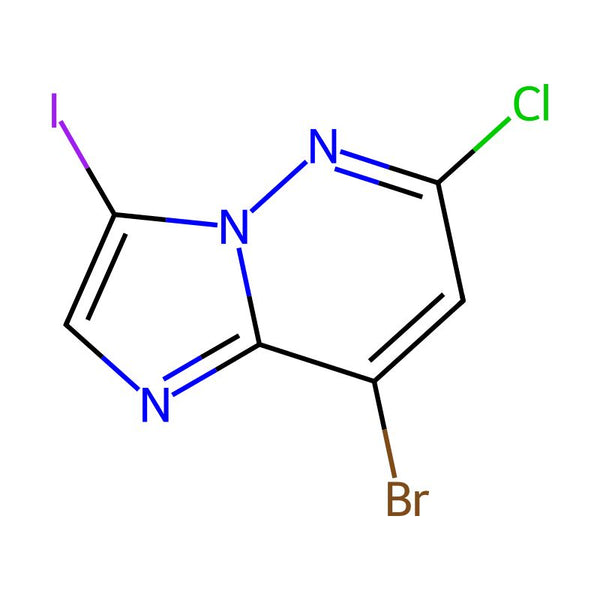 8-Bromo-6-chloro-3-iodoimidazo[1,2-b]pyridazine|CS-0433266|1263425-59-7