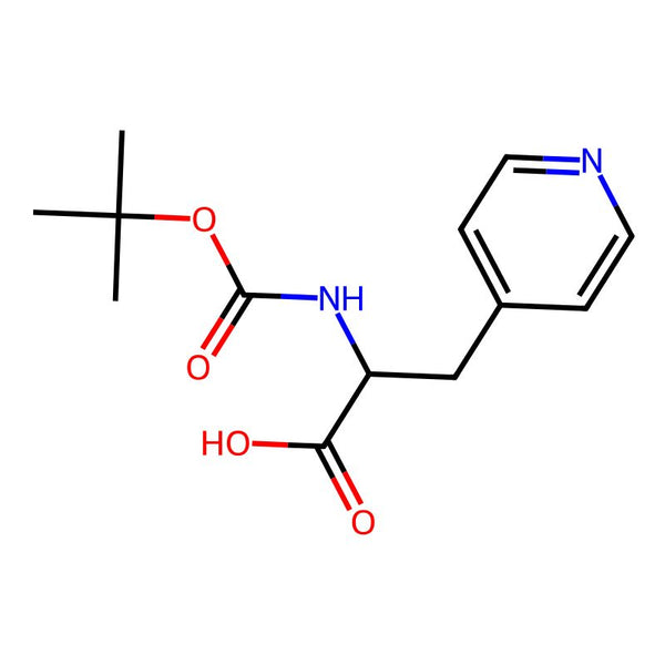 2-((tert-Butoxycarbonyl)amino)-3-(pyridin-4-yl)propanoic acid|CS-0154462|33814-94-7