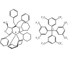 ((4S,5S)-(-)-O-[1-Benzyl-1-(5-methyl-2-phenyl-4,5-dihydrooxazol-4-yl)-2-phenylethyl]-dicyclohexylphosphinite)(1,5-COD)iridium(I) tetrakis(3,5-bis(trifluoromethyl)phenylborate, min. 97% (S,S)-[COD]Ir[c
