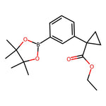 Ethyl 1-(3-(4,4,5,5-tetramethyl-1,3,2-dioxaborolan-2-yl)phenyl)cyclopropane-1-carboxylate|CS-0030318|1521255-61-7