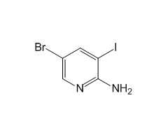 2-Amino-5-bromo-3-iodopyridine, 97%|101090|381233-96-1