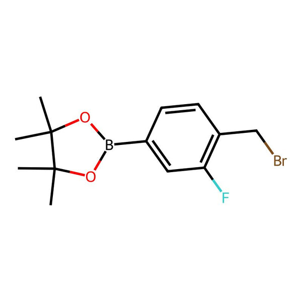 2-(4-(Bromomethyl)-3-fluorophenyl)-4,4,5,5-tetramethyl-1,3,2-dioxaborolane|CS-0368589|1150271-74-1