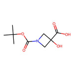 1-[(Tert-butoxy)carbonyl]-3-hydroxyazetidine-3-carboxylic acid|CS-0052692|1035351-06-4
