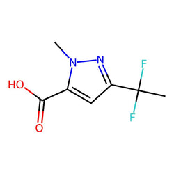 3-(1,1-Difluoroethyl)-1-methyl-1H-pyrazole-5-carboxylic acid|CS-0496113|1024599-54-9