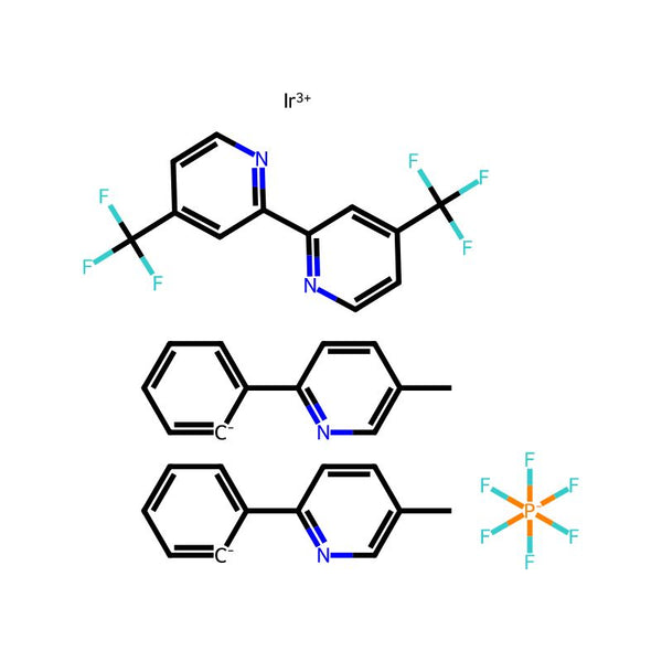 4,4'-Bis(trifluoromethyl)-2,2'-bipyridinebis[3,5-difluoro-2-[5-methyl-2-pyridinyl)phenyl] iridium(III) hexafluorophosphate|CS-0166918|2229858-27-7