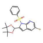 5-Bromo-1-(phenylsulfonyl)-2-(4,4,5,5-tetramethyl-1,3,2-dioxaborolan-2-yl)-1H-pyrrolo[2,3-b]pyridine|CS-0174878|1357387-25-7
