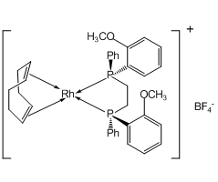 (S,S)-(+)-1,2-Bis[(o-methoxyphenyl)(phenyl)phosphino]ethane(1,5-cyclooctadiene)rhodium(I) tetrafluoroborate, min. 95%|45-0226|71423-54-6