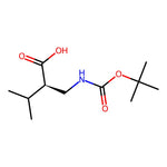 (R)-2-(((tert-Butoxycarbonyl)amino)methyl)-3-methylbutanoic acid|CS-0041824|191664-14-9