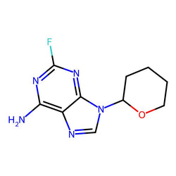 2-Fluoro-9-(tetrahydro-2H-pyran-2-yl)-9H-purin-6-amine|CS-0864333|1207628-46-3