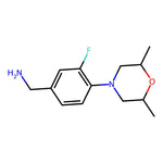 (4-(2,6-Dimethylmorpholino)-3-fluorophenyl)methanamine|CS-0481322|1037161-46-8