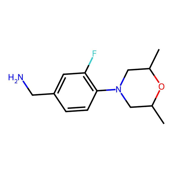 (4-(2,6-Dimethylmorpholino)-3-fluorophenyl)methanamine|CS-0481322|1037161-46-8