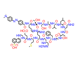 DABCYL-Lys-HCoV-SARS Replicase Polyprotein 1ab (3235-3246)-Glu-EDANS trifluoroacetate salt|CPTD787885|730985-86-1