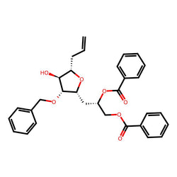 (S)-3-((2R,3R,4S,5S)-5-allyl-3-(benzyloxy)-4-hydroxytetrahydrofuran-2-yl)propane-1,2-diyl dibenzoate|CS-0019074|546141-24-6