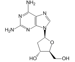 (2R,3S,5R)-5-(2,6-Diamino-9H-purin-9-yl)-2-(hydroxymethyl)tetrahydrofuran-3-ol|C3D-6125|4546-70-7