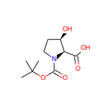 (2S,3R)-1-(tert-Butoxycarbonyl)-3-hydroxypyrrolidine-2-carboxylic acid|CS-0097226|186132-96-7