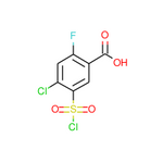 4-Chloro-5-(chlorosulfonyl)-2-fluorobenzoic acid|CS-0157852|56447-54-2