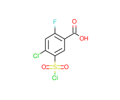 4-Chloro-5-(chlorosulfonyl)-2-fluorobenzoic acid|CS-0157852|56447-54-2