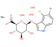 5-Bromo-4-chloro-3-indolyl-β-D-glucuronide sodium salt, 98%|560619|129541-41-9
