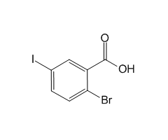 2-Bromo-5-iodobenzoic acid, 97%|118314|25252-00-0