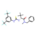 (R)-N-Benzyl-2-(3-(3,5-bis(trifluoromethyl)phenyl)thioureido)-N,3,3-trimethylbutanamide|CS-0104878|1938090-71-1