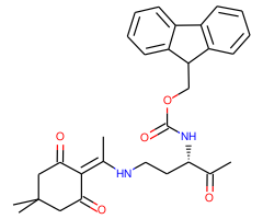 (S)-2-((((9H-Fluoren-9-yl)methoxy)carbonyl)amino)-4-((1-(4,4-dimethyl-2,6-dioxocyclohexylidene)ethyl)amino)butanoic acid|CS-0047631|235788-61-1