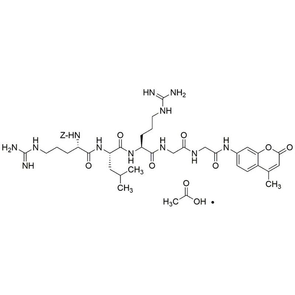 Z-Arg-Leu-Arg-Gly-Gly-AMC acetate salt|32839|167698-69-3