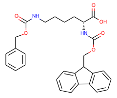 N2-(((9H-Fluoren-9-yl)methoxy)carbonyl)-N6-((benzyloxy)carbonyl)-D-lysine|CS-0044546|110990-07-3