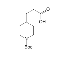 3-(1-(tert-Butoxycarbonyl)piperidin-4-yl)propanoic acid, 97%|957253|154775-43-6