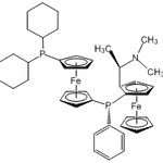 1-{[(R)-Ferrocenyl-2-(S)-ethyl-1-dimethylamino)phenyl]-(R)-phosphino}-1'-dicyclohexylphosphinoferrocene, min. 97% Chenphos