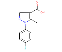 1-(4-Fluorophenyl)-5-methyl-1H-pyrazole-4-carboxylic acid|CS-0096782|217073-76-2