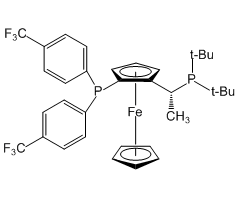 (2R)-1-[(1R)-1-[Bis(1,1-dimethylethyl)phosphino]ethyl]-2-[bis[4-(trifluoromethyl)phenyl]phosphino]ferrocene|CS-0035274|246231-79-8