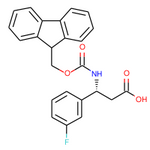 (R)-3-((((9H-Fluoren-9-yl)methoxy)carbonyl)amino)-3-(3-fluorophenyl)propanoic acid|CS-0181521|511272-51-8