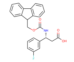 (R)-3-((((9H-Fluoren-9-yl)methoxy)carbonyl)amino)-3-(3-fluorophenyl)propanoic acid|CS-0181521|511272-51-8