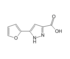 5-(2-Furyl)-1H-pyrazole-3-carboxylic acid, 97%|157502|116153-81-2