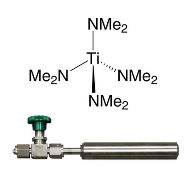 Tetrakis(dimethylamino)titanium(IV), 99% TDMAT, 93-2240, contained in high-temp 50 ml Swagelok? cylinder (96-1071) for CVD/ALD|98-4016|3275-24-9