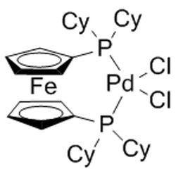 Dichloro[1,1'-bis(dicyclohexylphosphino)ferrocene]palladium(II), dichloromethane adduct, 99%|46-0455|917511-90-1