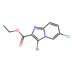 Ethyl 3-bromo-6-chloroimidazo[1,2-a]pyridine-2-carboxylate|CS-0313404|861208-16-4