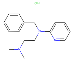 Tripelennamine hydrochloride, 98%, reference material|134089|154-69-8