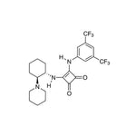 3-[[3,5-Bis(trifluoromethyl)phenyl]amino]-4-[[(1S,2S)-2-(1-pyrrolidinyl)cyclohexyl]amino]-3-cyclobutene-1,2-dione, 98%, (99% ee)|07-5611|1346683-42-8