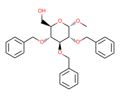 Methyl 2,3,4-tri-O-benzyl-α-D-glucopyranoside, 90%|137793|53008-65-4