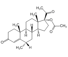Medroxyprogesterone acetate, 99%, a widely used synthetic steroid by its interaction with progesterone, androgen and glucocorticoid receptors|138498|71-58-9