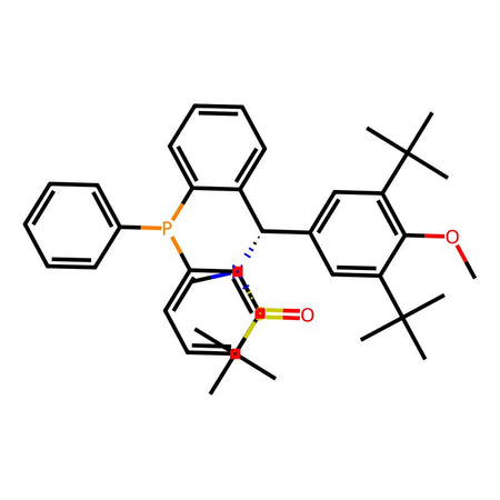 [S(R)]-N-[(S)-[3,5-Bis(1,1-dimethylethyl)-4-methoxyphenyl][2-(diphenylphosphino)phenyl]methyl]-N,2-dimethyl-2-propanesulfinamide, 95%|9223245|2454167-25-8