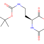 (S)-2-Acetamido-4-((tert-butoxycarbonyl)amino)butanoic acid|CS-0311816|201351-32-8