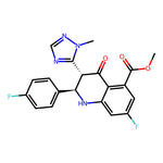 (2R,3R)-methyl 7-fluoro-2-(4-fluorophenyl)-3-(1-methyl-1H-1,2,4-triazol-5-yl)-4-oxo-1,2,3,4-tetrahydroquinoline-5-carboxylate|CS-M2043|1425767-92-5