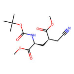 Dimethyl (2S,4R)-2-((tert-butoxycarbonyl)amino)-4-(cyanomethyl)pentanedioate|CS-0131839|328086-57-3