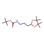 tert-Butyl N-[3-(tetramethyl-1,3,2-dioxaborolan-2-yl)propyl]carbamate|CS-0177721|1850305-80-4