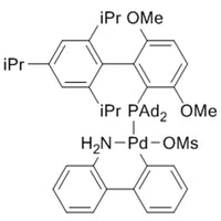 Methanesulfonato[2-(di-1-adamantylphosphino)-3,6-dimethoxy-2',4',6'-tri-i-propyl-1,1'-biphenyl](2'-amino-1,1'-biphenyl-2-yl)palladium(II), min. 98% [AdBrettPhos Palladacycle Gen. 3]|46-0480|1445972-29-1